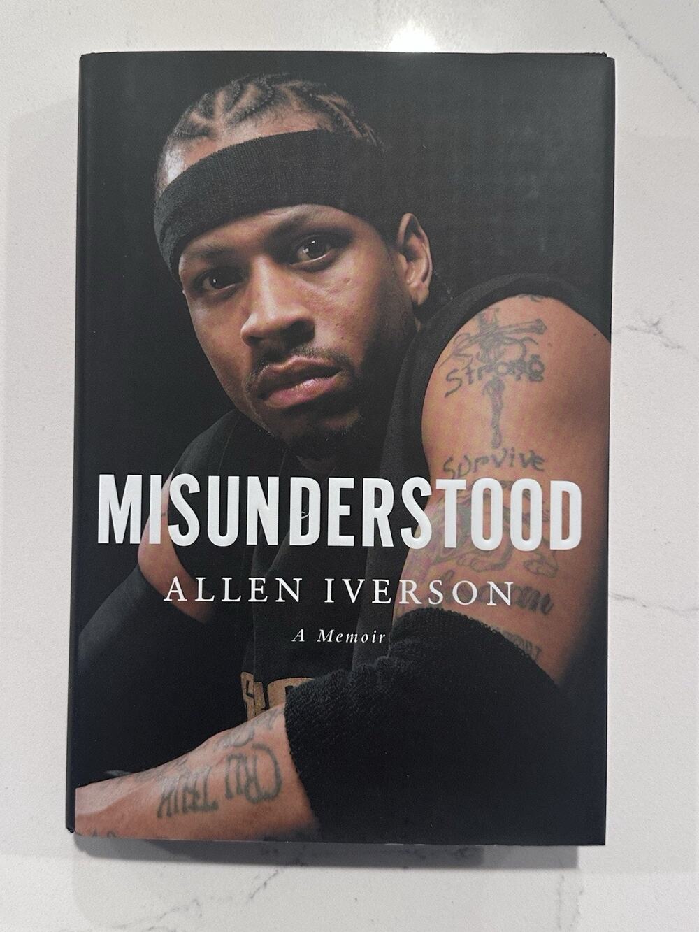 Allen Iverson 76ers Autographed Signed Memoir Book Misunderstood AUTO #5